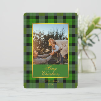 Carte de vœux personnalisée pour les fêtes dans un