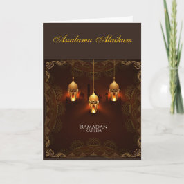 Carte de vœux personnalisée Ramadan Kareem & Eid M