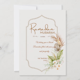 Carte de vœux personnalisée Ramadan Moubarak