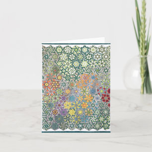 Carte de voeux personnalisée Spring Meadow Quilt