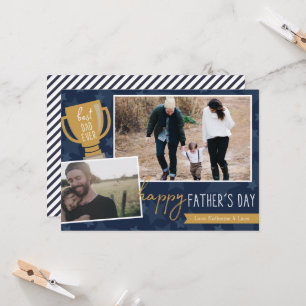Carte de voeux photo Best Dad Award