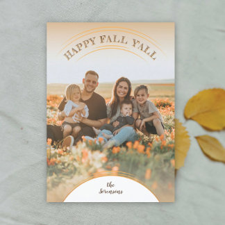 Carte de vœux photo Bon Automne à tous
