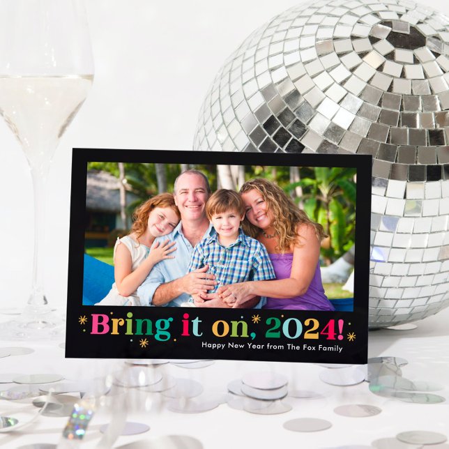 Carte de vœux photo Bonne Année (Créateur téléchargé)