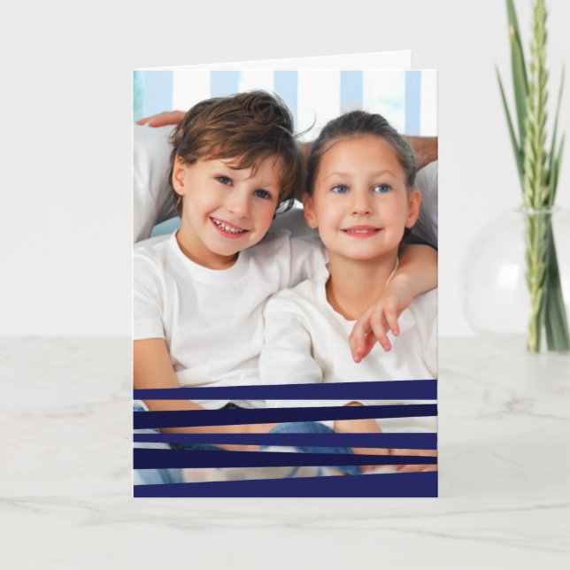 Carte de vœux photo de Tallit Rosh Hashanah (Devant)