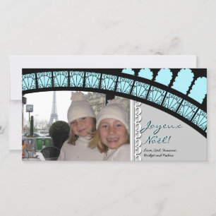 Carte de voeux photo de vacances architecturale pa