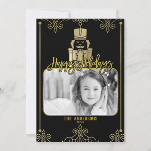 Carte de vœux photo de vacances Casse-noisette noi