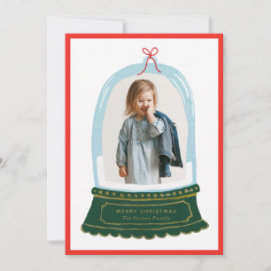 Carte de vœux photo de vacances Illustration boule