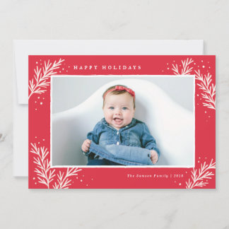 Carte de vœux photo de vacances Winter Wonder