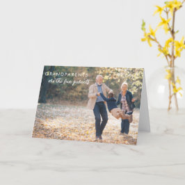Carte de voeux photo du jour du grand-parent