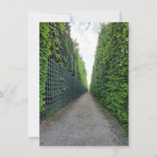 Carte de voeux photo Jardins de Versailles
