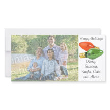 Carte de vœux photo Lumières Italiennes Joyeuses F
