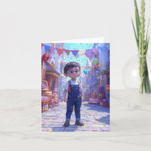 Carte de vœux photo personnalisée avec IA   Messag