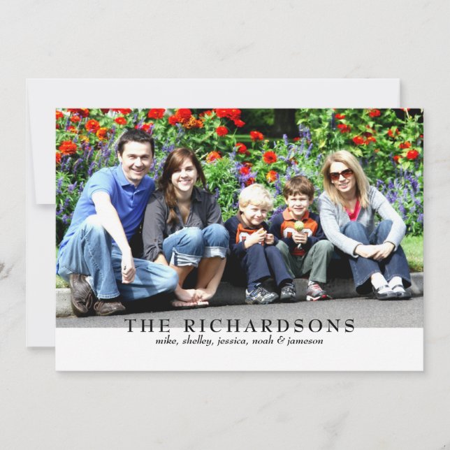 Carte de vœux photo Simply Us (Devant)