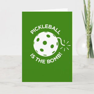 Carte de vœux - PICKLEBALL EST GÉNIAL !