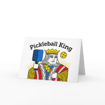 Carte de vœux Pickleball - Roi du Pickleball