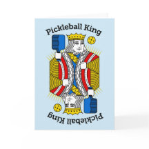 Carte de vœux Pickleball - Roi Pickleball