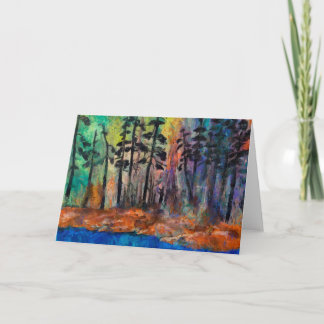 Carte de voeux Pine Forest Art
