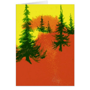 Carte de voeux Pinescape