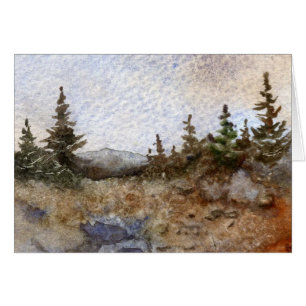 Carte de voeux Pinescape