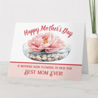 Carte de voeux Pink Peony