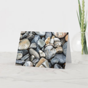 Carte de voeux Plage Stones