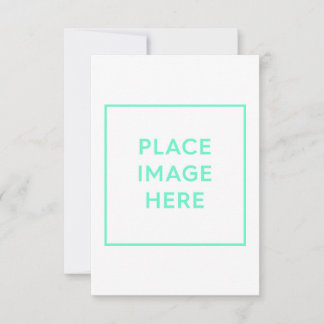 Carte de voeux plat de 3,5 po x 5 po