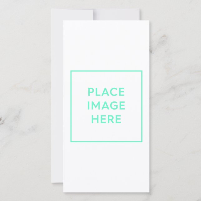 Carte de voeux plat de 8 po x 4 po (Devant)