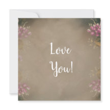 Carte de voeux plat mariage