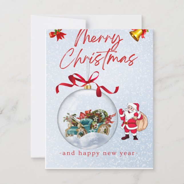 Carte de Vœux Plate (Devant)