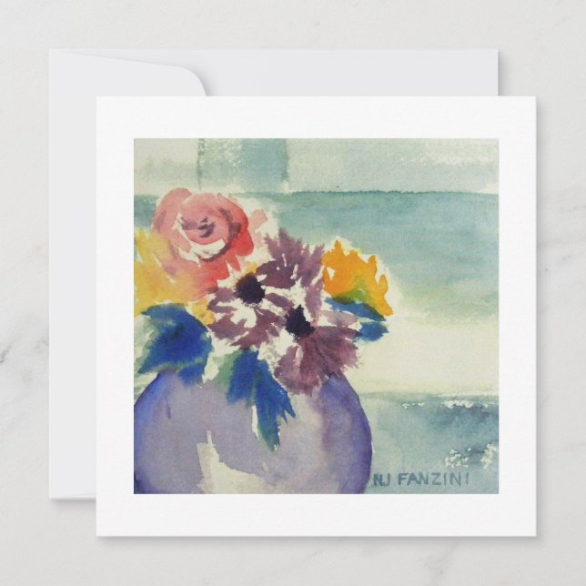 Carte de voeux plate (Devant)