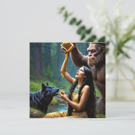 Carte de vœux plate