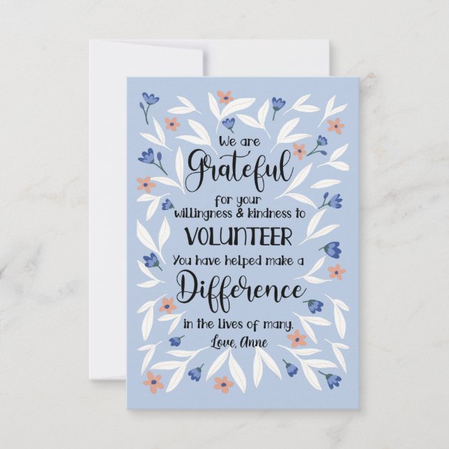 Carte de voeux plate (Devant)