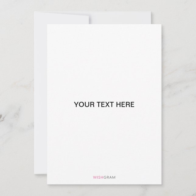 Carte de voeux plate (Devant)