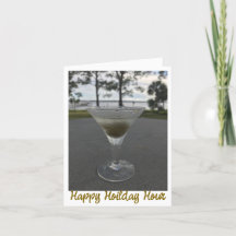 Carte de vœux pliante pour une heure de fête joyeu
