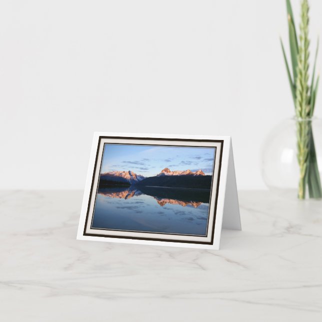 Carte de voeux pliante - Redfish Lake, Idaho (Devant)