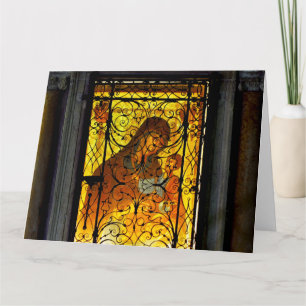 Carte de voeux Plié MÈRE ET ENFANT