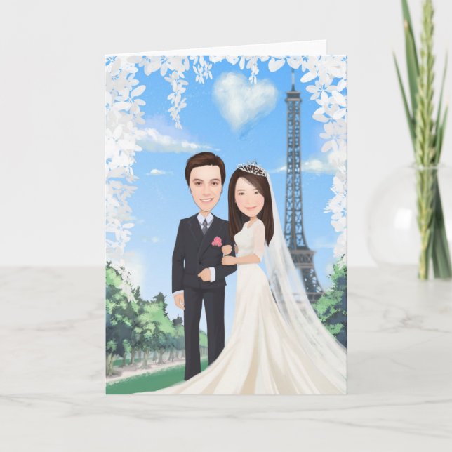 Carte de voeux pliée (Devant)