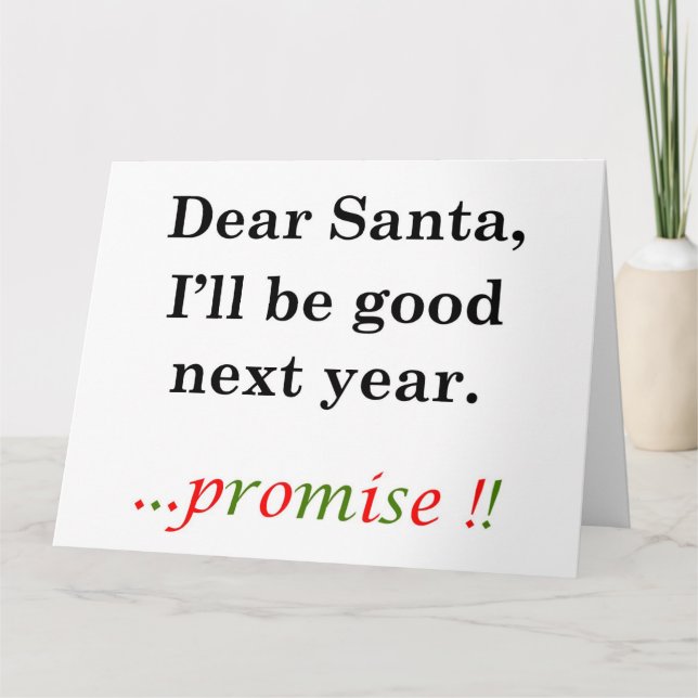 Carte de voeux pliée (Devant)