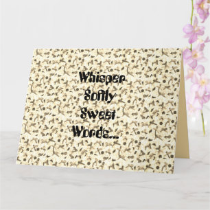 Carte de voeux pliée