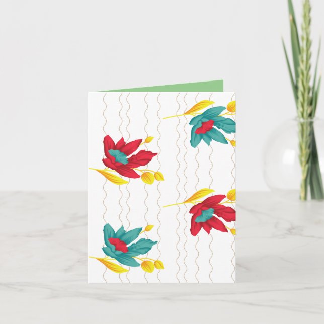 Carte de voeux pliée (Devant)