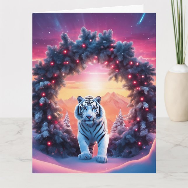 Carte de voeux pliée (Devant)