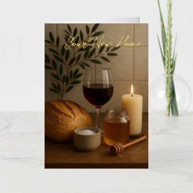 Carte de voeux pliée (Recto)