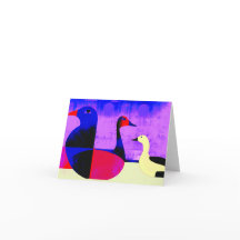 Carte de voeux pliée