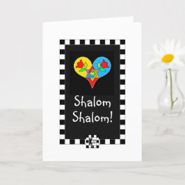 Carte de voeux pliée