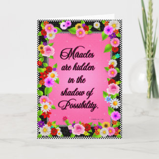 Carte de voeux pliée