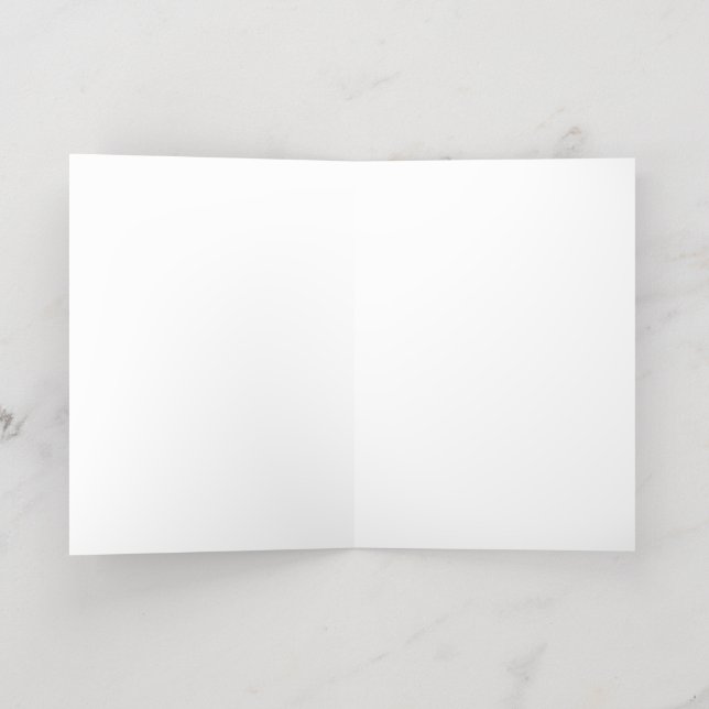 Carte de voeux pliée (Couchage intérieur)