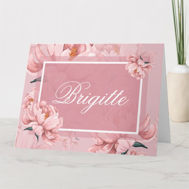 Carte de voeux pliée (Devant)