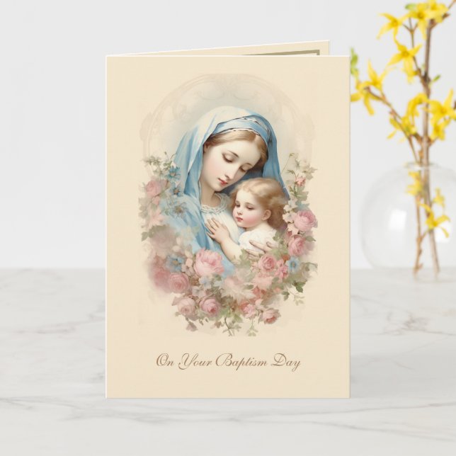 Carte de voeux pliée (Fleur jaune)