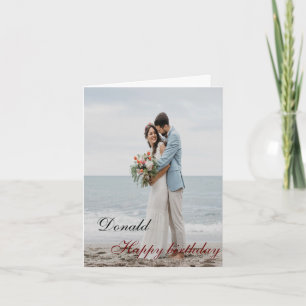 Carte de voeux pliée