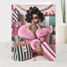 Carte de vœux pliée